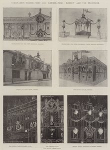 Coronation Decorations and Illuminations, Lontoo ja maakunnat
